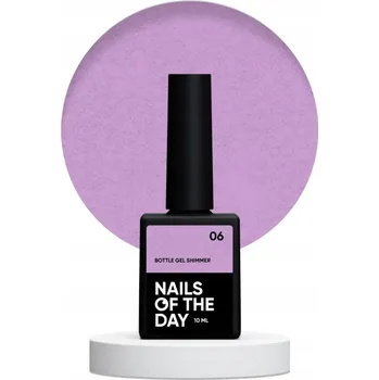 Lak na nehty Gel NAILSOFTHEDAY Bottle gel Shimmer 06 10 ml