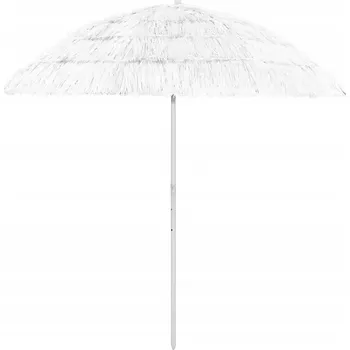 Slunečník Plážový slunečník VidaXL 210 cm, bílý