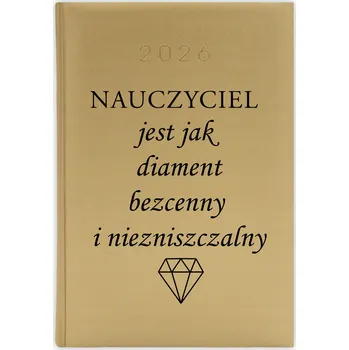 Kalendář Knižkový kalendář pro učitele 2026 A5 zlatý
