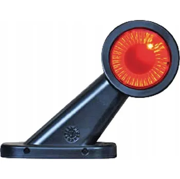 Přídavný světlomet LED obrysová lampa levá Kramp LA30002 12-24V IP66 68 univerzální červená