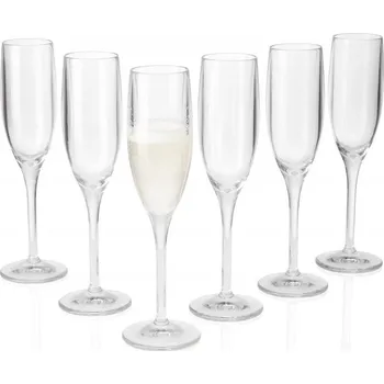 Sklenice Skleničky na šampaňské Ernesto , bezbarvé, 1, 60 Ml 6 ks