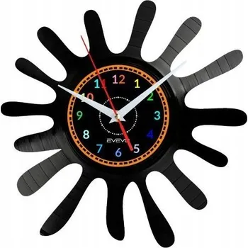 Hodiny KLEKS NÁSTĚNNÉ HODINY DEKORATIVNÍ MODERNÍ VINYLOVÁ DESKA