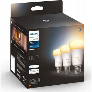 Žárovka Chytré žárovky Philips Hue A60 E27 6 W 3 ks