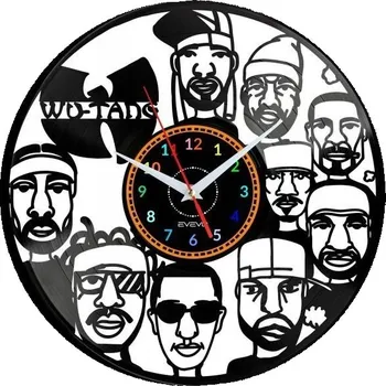 Hodiny Nástěnné hodiny Evevo černé 30 cm