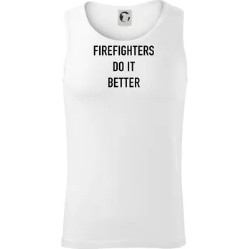 Pánské termoprádlo Firefighters Do It Better - Tílko pánské Core - L ( Bílá )