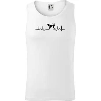 Pánské termoprádlo Český strakatý pes EKG - Tílko pánské Core - M ( Bílá )