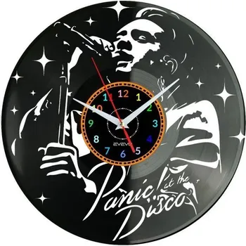Hodiny Panic! at The Disco HODINY NÁSTĚNNÉ DEKORATIVNÍ MODERNÍ VINYLOVÁ DESKA