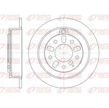 Brzdový kotouč Remsa 6923.00 Brzdový kotouč