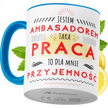 Hrnek Polidraw Hrnek Polidraw pro ambasadora, keramika, 330 ml