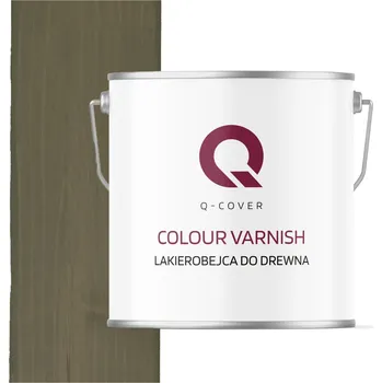 barva a nátěr na dřevo Lazurovací lak Q-COVER 5 l béžová, šedá satén