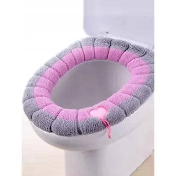 WC sedátko OHŘÍVACÍ POTAH NA WC SEDÁTKO POHODLNÁ WC PODLOŽKA S DRŽÁKEM