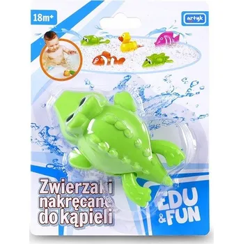 Hračka pro nejmenší Artyk Hračka do vody - Zelený Krokodýl Edu&Fun