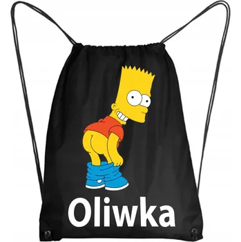Školní Vak/Batoh na Tělocvik Do Školky Školy SIMPSON + JMÉNO 2