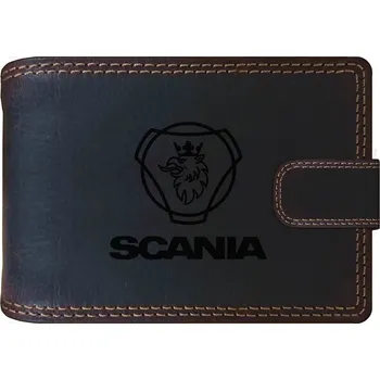 SCANIA kožená pánská peněženka pro řidiče a truckery