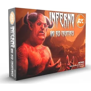 Modelářská barva AK-Interactive Inferno and Red Creatures