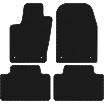 autokoberec Kobercové rohože Edecor velurové 4 ks