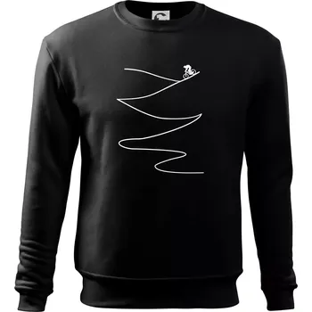 Pánská mikina Cyklo sjezd z kopce - Mikina Essential pánská - XL ( Černá )