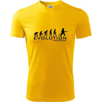Evolution Firesport - Dětské triko sportovní (dresovina) - 146 cm/10 let ( Žlutá )