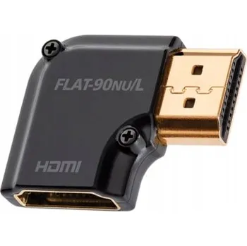 Video kabel Adaptér HDMI Audioquest 90° Nu/L - otočení vlevo HDMI samec-HDMI samice