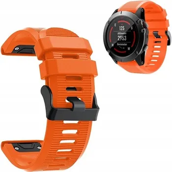 Řemínek na hodinky Řemínek Best Accessories pro Garmin 26mm oranžový