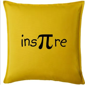 Polštář Inspire matematika - Polštář 50x50 - 50x50 - Pouze potah ( Žlutá )