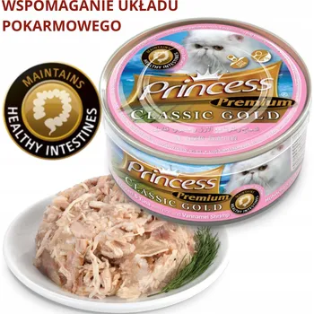 Krmivo pro kočku Princess Premium GOLD Zdravé střeva 170g DELUXE mokré krmivo pro kočky