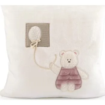 Povlak na dekorativní polštářek Stoklasa Povlak na polštářek fleece Medvídek růžový 40 x 40 cm