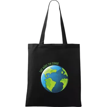 Máme fakt jen jednu - Země - Taška bavlněná - 42 x 38 cm ( Černá )