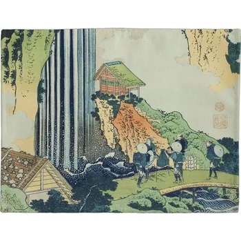 prostírání Prostírání na stůl Vodopád Ono na cestě Kisokaidó od Katsushiky Hokusai