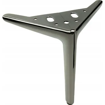 Stolová podnož Nábytková noha Kotwica Elegant černý chrom, výška 180 mm