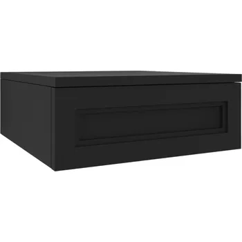 Noční stolek Noční stolek závěsný nakastlík ČERNÝ 55 šuplík RETRO tipon KLASIK