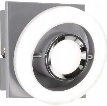 Nástěnné svítidlo Nástěnné svítidlo Wofi šedé, integrovaný LED zdroj 8,3 W