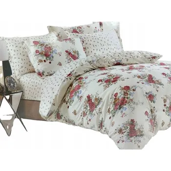 Povlečení SADA POVLEČENÍ 200x220 cm POVLEČENÍ 100% BAVLNA 3DÍLNÁ OBOUSTRANNÁ