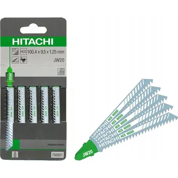 Pilový plátek Pilový List Hitachi s T-drážkou (T) T111D Wood JW20 5 ks 750021
