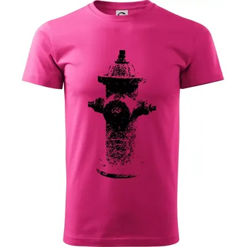 Pánská móda Hasičský hydrant americký - Klasické pánské triko vyšší gramáže - M ( Purpurová )