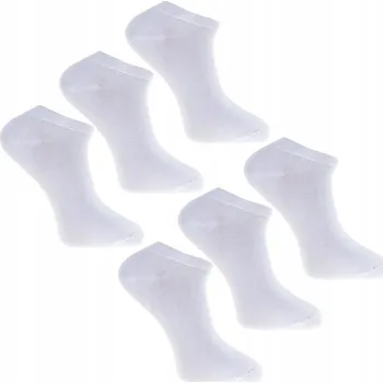 Pánské ponožky Ponožky ponožky Moraj bílé bavlněné kotníkové ponožky 6 ks 43-45