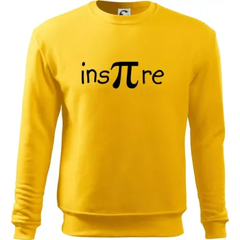 Pánská mikina Inspire matematika - Mikina Essential pánská - L ( Žlutá )