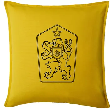 Polštář ČSSR znak - Polštář 50x50 - 50x50 - Pouze potah ( Žlutá )