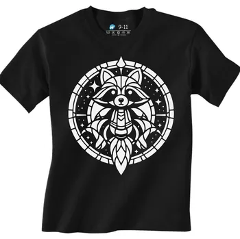 Chlapecké tričko Dětské tričko Mýval Strážce Galaxie (Velikost: 3-4, Barva: Černá)