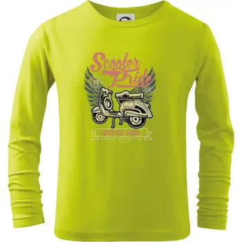 Chlapecké oblečení Scooter Pride - Triko dětské Long Sleeve - 104-110cm / 3-4 roky ( Limetková )