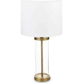 Lampička Stolní lampa noční glamour stylová bílá