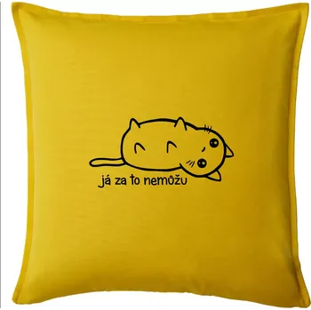 Polštář Já za to nemůžu - Polštář 50x50 - 50x50 - Pouze potah ( Žlutá )