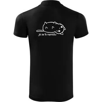 Pánská košile Já za to nemůžu - Polokošile Victory sportovní (dresovina) - XL ( Černá )