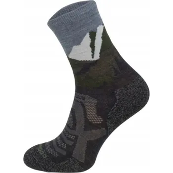 Pánské ponožky Ponožky Prodyšné Vlněné Trekové Horské 70% Merino COMODO 39-42