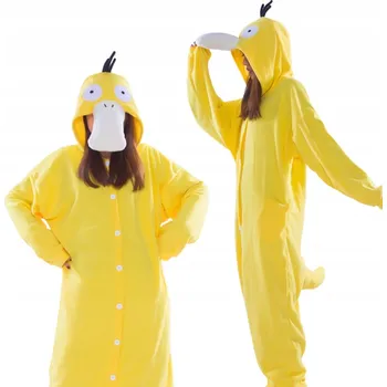 Karnevalový kostým Pyžamo Onesie Kigurumi Kostým Pokemon Psyduck XL: 175 - 185 cm