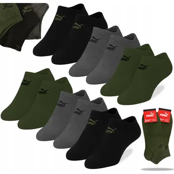 Pánské ponožky Puma Ponožky 94710903 zelené, velikost 43-46