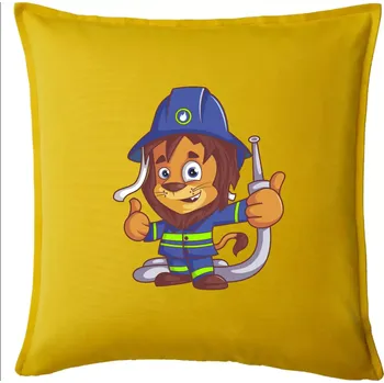 Polštář Hasič lvíček - Polštář 50x50 - 50x50 - Pouze potah ( Žlutá )