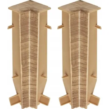 Vnitřní PVC roh 13 x 80 mm, délka 2 cm, Cinnamon Mat (matná skořicová)