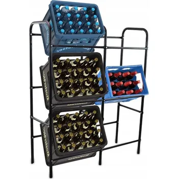 Dílenský regál Kovový skladový regál Bituxx 116 x 50 x 34 cm, nosnost až 50 kg na polici