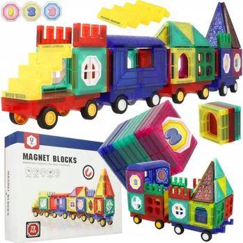 ostatní stavebnice Stavebnice Stator 72 plastových dílků pro děti ve věku Věk 3+